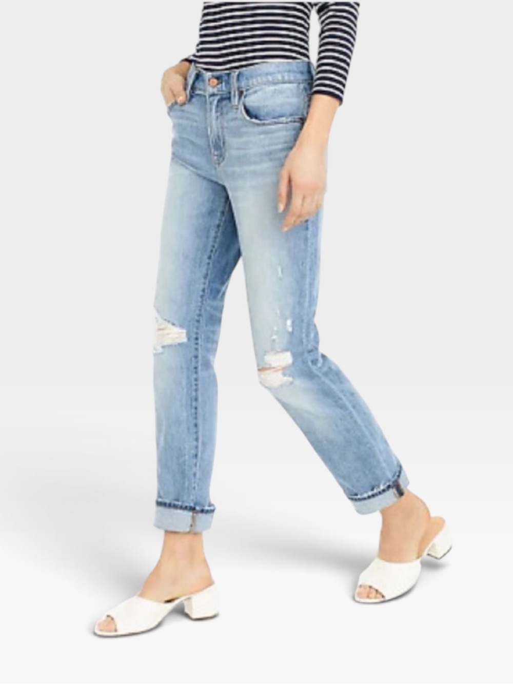 J. Crew Slim Broken-In Boyfriend Jeans in Cedar Wash Size 28